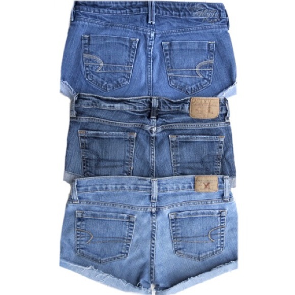 American Eagle Outfitters Pants - 3 PAIRS American Eagle Denim Shorts Bundle